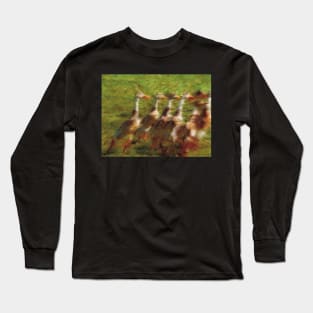 Runner Ducks on the Run Long Sleeve T-Shirt